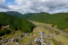 山中菊水緑化 空撮